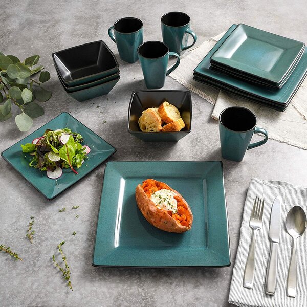 Gibson Kiesling 16 Piece Dinnerware Set & Reviews | Wayfair